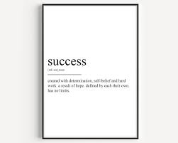 definition of success